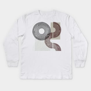 Natural Geometry QT DB-8 Kids Long Sleeve T-Shirt